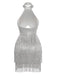 Silver 1920s Halter Sequin Fringe Cutout Party Dress - vintage dress, retro fashion, Gatsby party