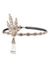 1920s Fringe Pearl Rhinestone Headband, classic vintage style elegant retro fashion