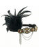 1920s Gatsby Feather Crystal Flapper Headband - vintage fashion, retro style