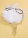 1920s Gatsby Feather Rhinestone Floral Headpiece - vintage fashion, retro style