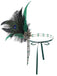 1920s Gatsby Peacock Feather Flapper Beaded Headband - vintage fashion, retro style