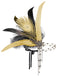 1920s Gatsby Peacock Feather Flapper Beaded Headband, vintage accessory, 1920s style - perfect for women who love vintage and retro fashion