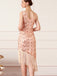 1920s Gatsby Sequins Tassel Oblique Hem Dress: where 1920s romance meets her modern spirit