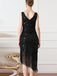 She slips into this 1920s Gatsby Sequins Tassel Oblique Hem Dress and suddenly it's a 1920s daydream