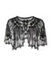1920s Geometric Sequined Short Cape - vintage fashion, retro style
