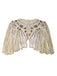 1920s Geometric Sequined Short Cape - vintage fashion, retro style
