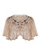 1920s Geometric Sequined Short Cape - vintage fashion, retro style