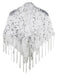 1920s Hollow Tassel Lace-Up Sequined Cape - vintage fashion, retro style