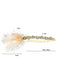1920s Pearl Alloy Feather Hair Accessory - vintage fashion, retro style
