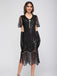 1920s Scoop Neck Sequin Tassels Charleston Dress - vintage dress, retro fashion, Gatsby party