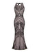 1920s Sequin Backless Formal Dress | 1920s | vintage dress, retro fashion