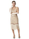 1920s Sequin Beads Fringed Charleston Dress - vintage dress, retro fashion, Gatsby party
