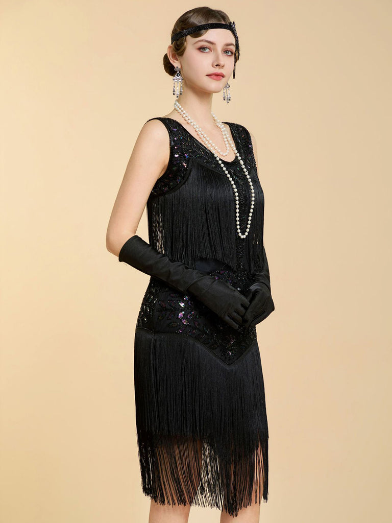 1920s Sequin Vintage Classic Dress 3
