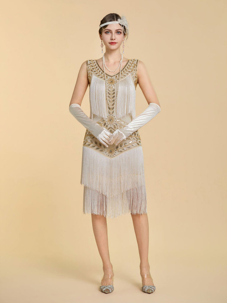 1920s Sequin Vintage Classic Dress 5