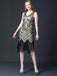 1920s Sequined Fringe Flapper Sleeveless Dress — a 1920s silhouette that turns sidewalks into runways