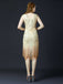 She slips into this 1920s Sequined Fringe Flapper Sleeveless Dress and suddenly it's a 1920s daydream