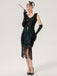1920s Sequined Fringed Sleeveless Dress: timeless style reimagined