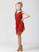 She slips into this 1920s Sequined Sleeveless Fringed Hem Dress and suddenly it's a 1920s daydream