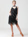 She slips into this 1920s Sequined Sleeveless Fringed Hem Dress and suddenly it's a 1920s daydream