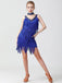 This 1920s Sequined Sleeveless Fringed Hem Dress wraps her in 1920s elegance, one twirl at a time
