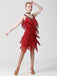 1920s Sequined Sleeveless Fringed Hem Dress — the kind of 1920s dress that makes strangers smile