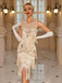 1920s Sequins Beading Tassels Flapper Dress - vintage dress, retro fashion, Gatsby party