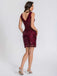 This 1920s Sheer Neckline Floral Pattern Sequin Dress wraps her in 1920s elegance, one twirl at a time