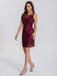 1920s Sheer Neckline Floral Pattern Sequin Dress — a 1920s silhouette that turns sidewalks into runways