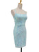 1920s Solid Sequin Spaghetti Strap Backless Dress - vintage dress, retro fashion, Gatsby party