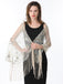 1920s Tassel Sequined Mesh Cape - vintage fashion, retro style