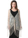1920s Tassel Sequined Mesh Cape - vintage fashion, retro style