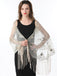 1920s Tassel Sequined Mesh Cape - vintage fashion, retro style