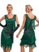 1920s V-Neck Sequined Mesh Mermaid Dress: timeless style reimagined