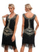 1920s V-Neck Sequined Mesh Mermaid Dress: timeless style reimagined