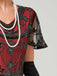 1920s V-Neck Sequined Mesh Mermaid Formal Dress: timeless style reimagined