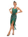 1920s Vintage Fringe Sequined Midi Party Dress — the kind of 1920s dress that makes strangers smile
