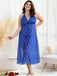 1930s Bow Tie Back Backless Polka Dot Nightgown - vintage nightgown, retro sleepwear