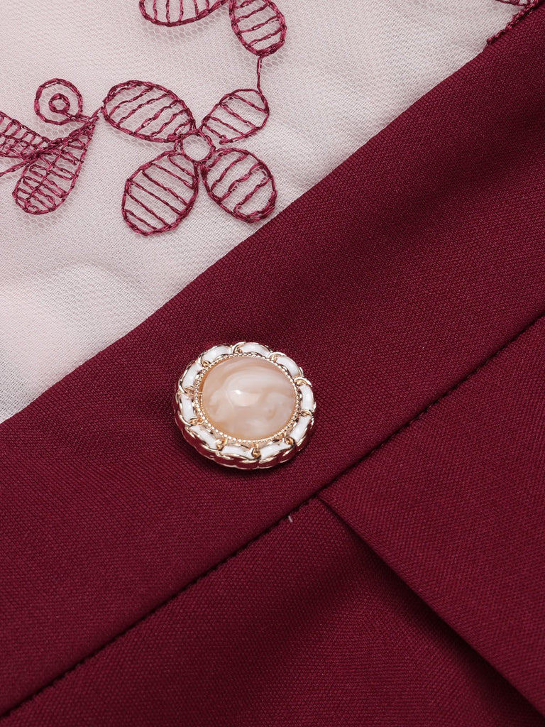 View 8: 1930s 1930s Butterfly Button Patchwork Jum