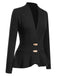She finds her 1930s story in this 1930s Button Ruffles Hem Knitted Cardigan