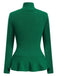 This 1930s Button Ruffles Hem Knitted Cardigan whispers 1930s secrets to those who notice