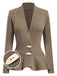 1930s Button Ruffles Hem Knitted Cardigan: timeless 1930s elegance she makes her own