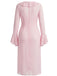 1930s-Chiffon-Sheer-Ruffle-Bell-Sleeve-Cover-Up, vintage, retro