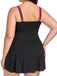 1930s Color Block Ribbed One-Piece Swimsuit, vintage swimsuit, pin-up swimwear, retro beach style, women, elegant