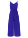 She adds this 1930s Cowl Neck Spaghetti Strap Solid Belted Jumpsuit and suddenly it's 1930s perfection
