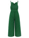 She adds this 1930s Cowl Neck Spaghetti Strap Solid Belted Jumpsuit and suddenly it's 1930s perfection