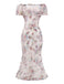 Multicolor 1930s Floral Mesh Off-Shoulder Maxi Dress - vintage dress, retro fashion
