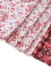 Multicolor 1930s Quilt Floral Print Ruffled Strap Dress - vintage dress, retro fashion
