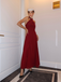 1930s Solid Chiffon Criss Cross Strapless Convertible Dress - vintage dress, retro fashion