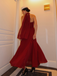 1930s Solid Chiffon Criss Cross Strapless Convertible Dress - vintage dress, retro fashion