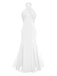 1930s Solid Chiffon Criss Cross Strapless Convertible Dress - vintage dress, retro fashion